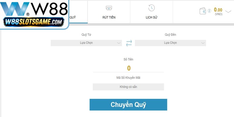 Hướng dẫn các bước rút tiền W88 nhanh chóng cho anh em